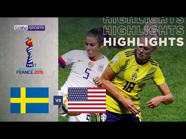 ไฮไลท์ฟุตบอลหญิงชิงแชมป์โลก 2019 สวีเดน 0 – 2 อเมริกา