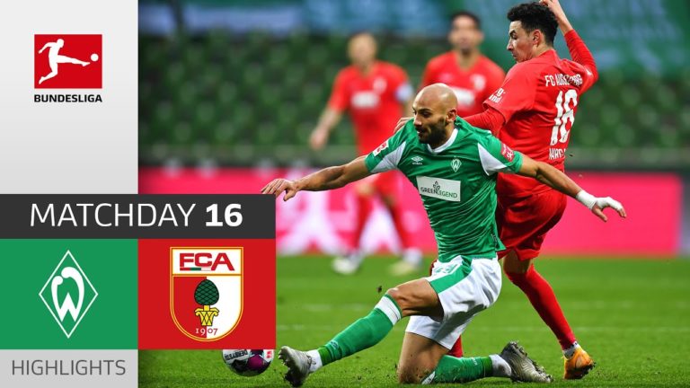 ไฮไลท์บอล แวร์เดอร์ เบรเมน 2 – 0 เอาส์บวร์ก ฟุตบอลบุนเดสลีกา เยอรมัน 2020/21 | 16 ม.ค. 2564